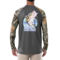 OEM ražotāja āra medību UV aizsardzība elpojošs dzesēšanas krekls ar garām piedurknēm